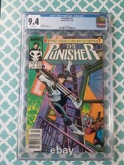 The Punisher #1 (1987) Marvel CGC 9.4 White Pages