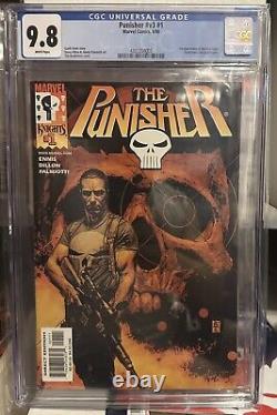 The Punisher #1 2000 Marvel Comics CGC 9.8 White Pages MCU Disney+ Daredevil