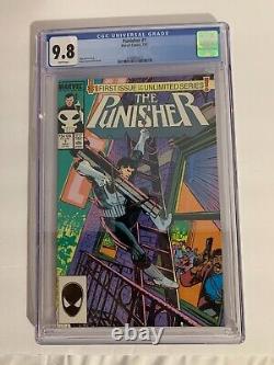 The Punisher #1 CGC 9.8 White Pages 1st Ongoing Series 1987 Marvel Comics