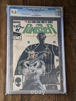 The Punisher Limited Series #3 CGC 9.6 Marvel Comic White Pages