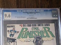 The Punisher Limited Series #3 CGC 9.6 Marvel Comic White Pages
