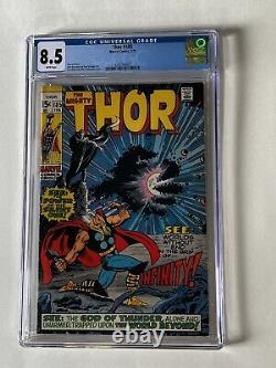 Thor #185 CGC 8.5 White Pages John Buscema Jack Kirby Marvel