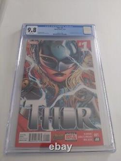 Thor 1 CGC 9.8 Marvel (2014) Jane Foster White Pages New CASE
