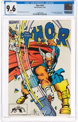 Thor #337 (Marvel, 1983) CGC NM+ 9.6 White pages. This first appearance of Beta