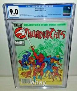 Thundercats #1 CGC 9.0 White Pages (Star / Marvel Comics, 1985) Newsstand