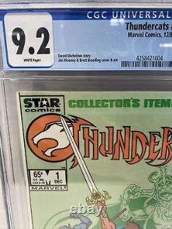 Thundercats #1 CGC 9.2 NM- White Pages Marvel/Star comics 1985 1st appearance