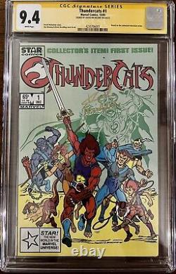 Thundercats #1 CGC 9.4 Signed White Pages Marvel/Star comics 1985 1st appearance