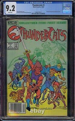 Thundercats #1 Cgc 9.2 Marvel Comics Newsstand White Pages