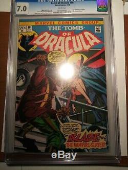 Tomb Of Dracula 10 CGC 7.0 White Pages Front Cover Looks 9.2 New Movie Announced