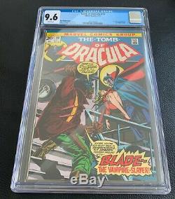 Tomb of Dracula #10 CGC 9.6 NM+ WHITE pages. 1st appearance of Blade. ToD 10 1973