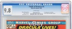 Tomb of Dracula #1 cgc 9.8 WHITE Pages (1st Dracula) 0615701012 Pre- Blade