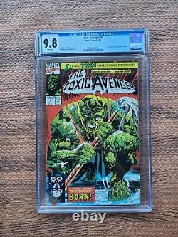 Toxic Avenger 1 cgc 9.8 Marvel 1991 WHITE pgs NM MINT Cartoon 1st Series Movie