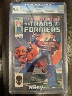 Transformers #1 Marvel 1984 1st Appearance & Origin! CGC 9.8 White Pages