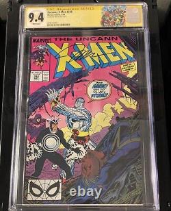 UNCANNY X-MEN #248 (Marvel Comics, 1989) CGC 9.4 SIGNED by JIM LEE WHITE Pages