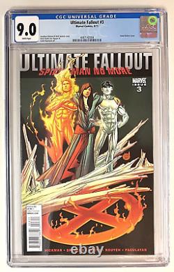 Ultimate Fallout 3 CGC 9.0 White Pages First Miles Morales Preview 2011 Marvel