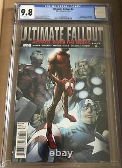 Ultimate Fallout #4 1st print CGC 9.8 NM/MT White Pages 1st app. Miles Morales