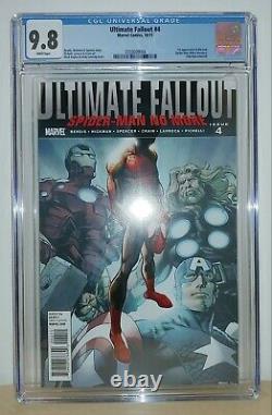 Ultimate Fallout #4 CGC 9.8 White Pages 1st Miles Morales 1st Print