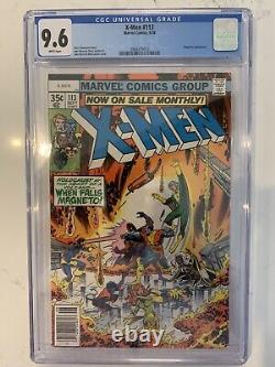 Uncanny X-Men #113 CGC 9.6 (Marvel 1978) White pages. Magneto