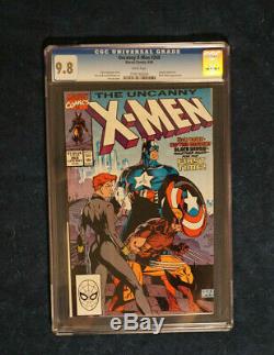 Uncanny X-Men #268 CGC 9.8 White pages (1990 DC) Jim Lee Classic Cover