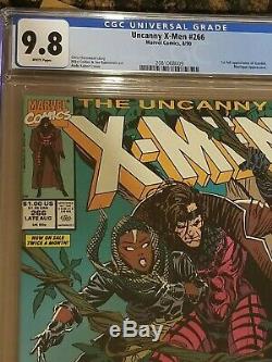 Uncanny X-men #266 CGC 9.8 White Pages 1st Appearance of Gambit