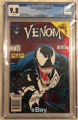 Venom Lethal Protector 1 Gold Edition and Newsstand CGC 9.8 WHITE