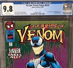 Venom Sinner Takes All #3 1st lady Venom CGC 9.8 Marvel 1995 White Pages 1st