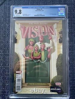 Vision #1 CGC 9.8 White Pages First Virginia, Viv, & Vin Appearance 1st App Key