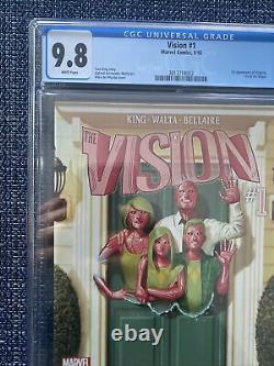 Vision #1 CGC 9.8 White Pages First Virginia, Viv, & Vin Appearance 1st App Key