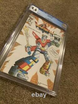 Voltron #1 Cgc 9.6 White Pages- 1st Voltron In Us- Key Book 1985 Modern Comics