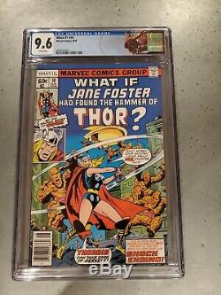 WHAT IF #10 CGC 9.6 WHITE pages (1st Jane Foster as THOR) 1978 THOR CGC LABEL