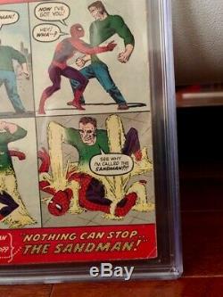 WHITE PAGES The Amazing Spiderman #4 CGC 5.0 1ST APP SANDMAN & BETTY BRANT! 1963