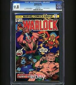 Warlock #12 CGC 9.8 ORIGIN PIP THE TROLL White Pages 1st Appearances Marvel MCU