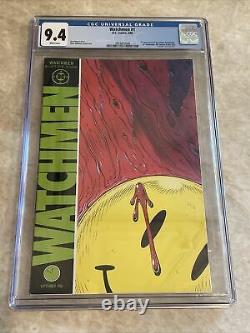 Watchmen #1 (1986 Marvel) Comic 1st Rorschach, Dr Manhattan, NM CGC 9.4 White