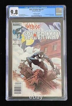 Web Of Spider-man #1 Cgc 9.8 (4/85) Canadian Price Variant Cpv White Pages