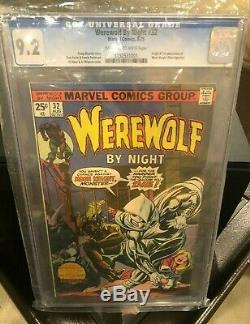 Werewolf By Night #32 CGC 9.2 NM- / White Pages / 1st App of Moon Knight WOW