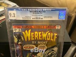Werewolf By Night #32 CGC 9.2 NM- / White Pages / 1st App of Moon Knight WOW