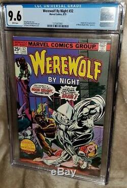 Werewolf By Night #32 CGC 9.6 White Pgs Perfect Centering Moon Knight Free Ship