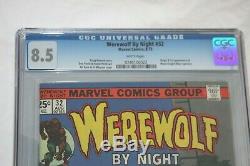Werewolf By Night #32 Cgc 8.5 First Appearance Moon Knight White Pages