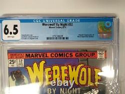 Werewolf by Night #32 CGC 6.5 White Pages First 1st Appearance of Moon Knight