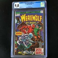 Werewolf by Night #34 CGC 9.8 WHITE PGs Highest Graded! Marvel Comic 1975