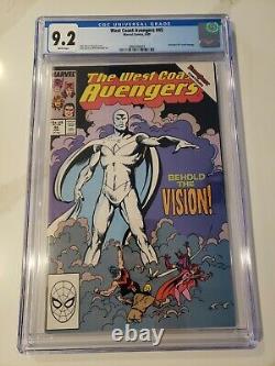 West Coast Avengers 45 CGC 9.2 Marvel Comics 1989 White Vision