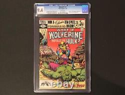What If #31 Marvel Comics 1982 Cgc 9.4 White Pages Wolverine Kills Hulk