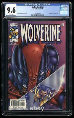 Wolverine #155 CGC NM+ 9.6 White Pages Deadpool! Marvel 2000