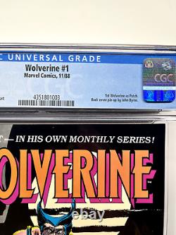 Wolverine #1 CGC 9.8 White Pages (1988 Limited Series Marvel Comics) Buscema Art