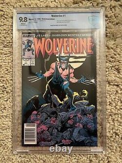 Wolverine 1 Cbcs 9.8 White Pages Newsstand Graded Marvel Comics 1988 Not Cgc