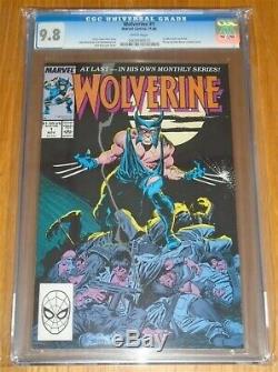 Wolverine #1 Cgc 9.8 Marvel Nov 1988 White Pages 1st Wolverine As Patch (sa)
