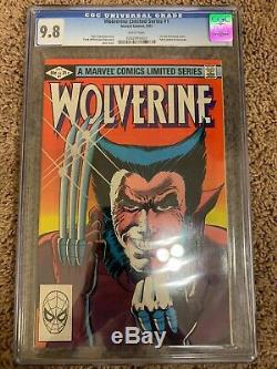 Wolverine 1 cgc 9.8 Limited Series white pages Marvel 1982 1st solo Frank Miller