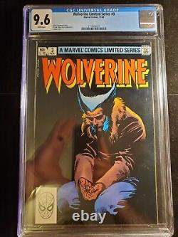Wolverine 3 CGC 9.6, Marvel Comics, Frank Miller, White Pages