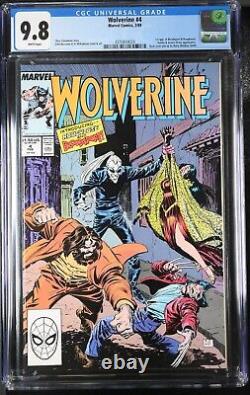 Wolverine #4 CGC 9.8 White Pages Marvel 1989 Key 1st Bloodsport, Roughouse