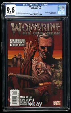 Wolverine #66 CGC NM+ 9.6 White Pages 1st Old Man Logan! Marvel